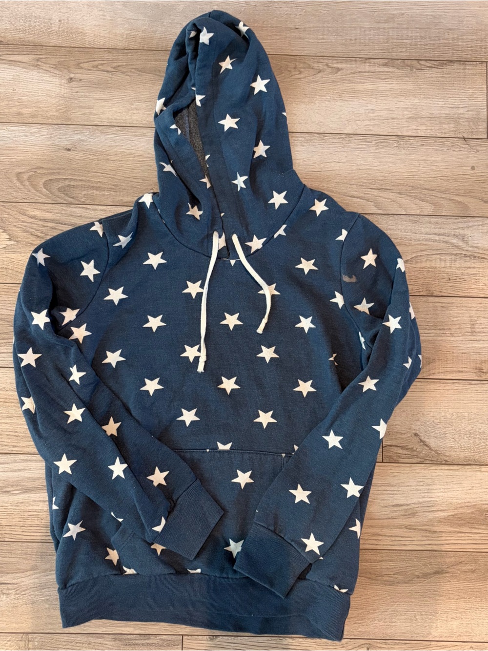 Alternative Navy Star Hoodie with White Stars